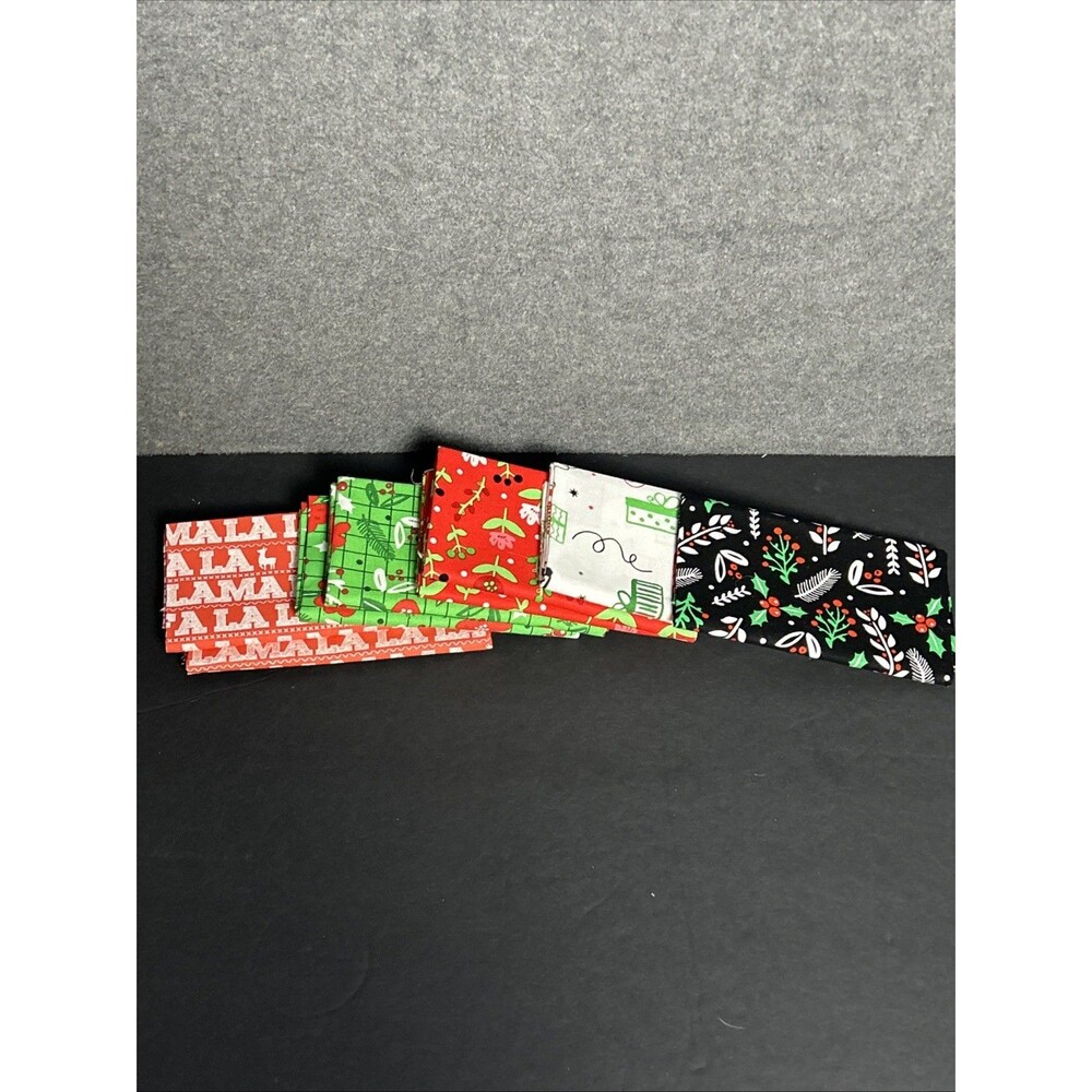 Create It Holiday Trimmings Llama  18" x 21" Fabric BUNDLE READ Christmas Red